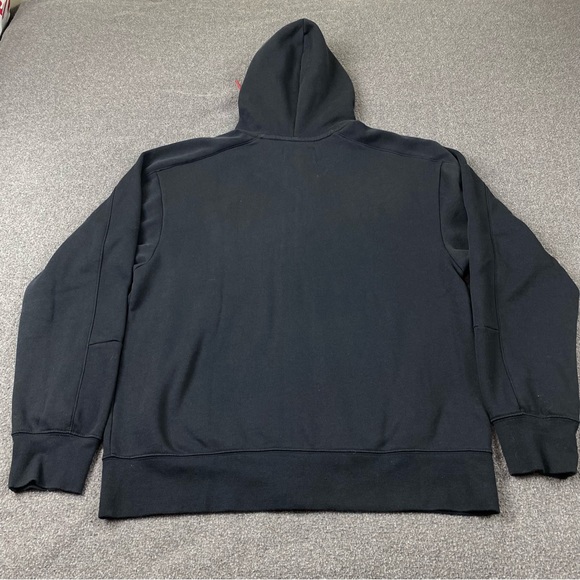 Nike Air Jordan Full Zip Black Fleece Hoodie Men’s Size Medium - Picture 9 of 11